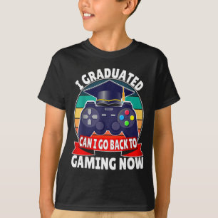 Camiseta Formei-me posso voltar a jogar divertido jogador