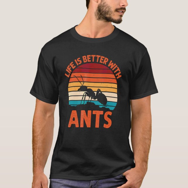Camiseta Formiga Com Formigas (Frente)