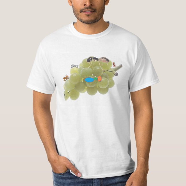Camiseta Formigas e uvas (Frente)