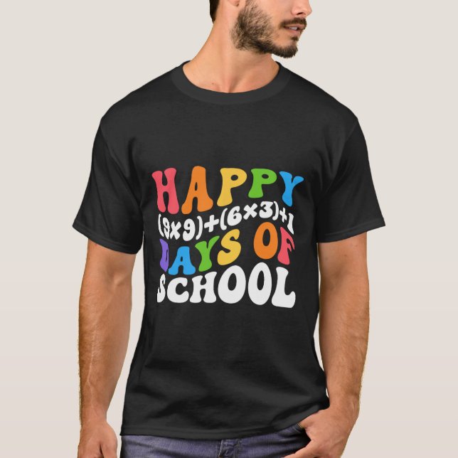 Camiseta Fórmula 100 Dias De Professora De Matemática De Di (Frente)