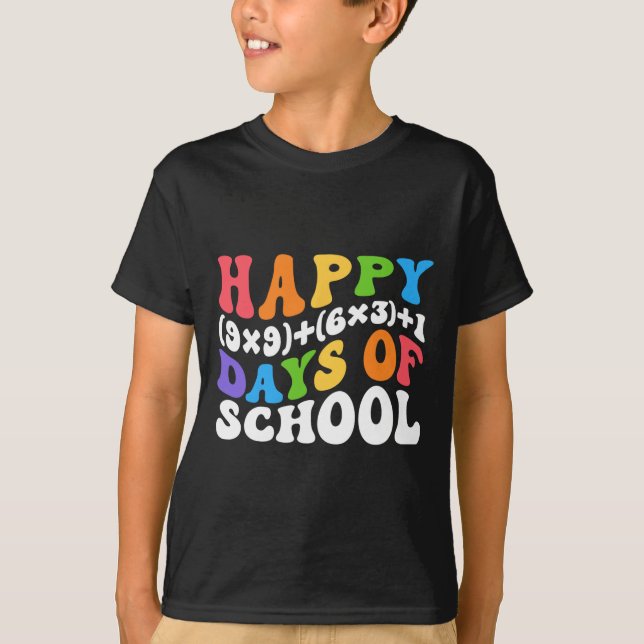 Camiseta Fórmula 100 Dias De Professora De Matemática De Di (Frente)