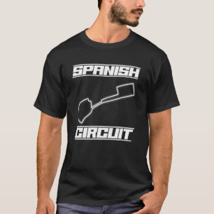 Camiseta Fórmula de Circuito Espanhol Ondas De Ventilador R