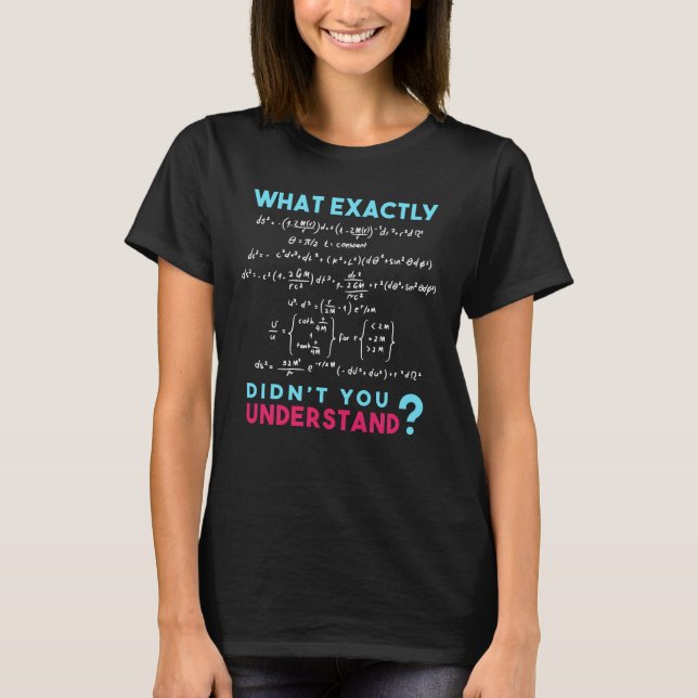 Camiseta Fórmula de Física Piada Engraçada Matemática (Frente)