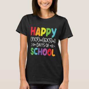 Camiseta Fórmula De Matemática 100 Dias De Escola Oferece P