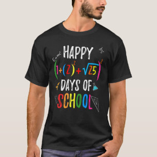 Camiseta Fórmula de Matemática 100 Dias de Escola para Prof