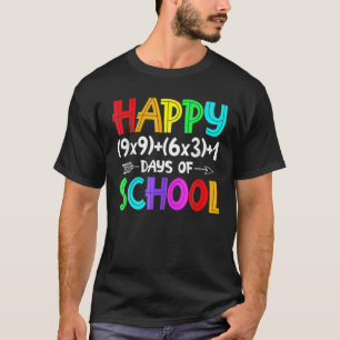 Camiseta Fórmula De Matemática 100 Dias De Professora De