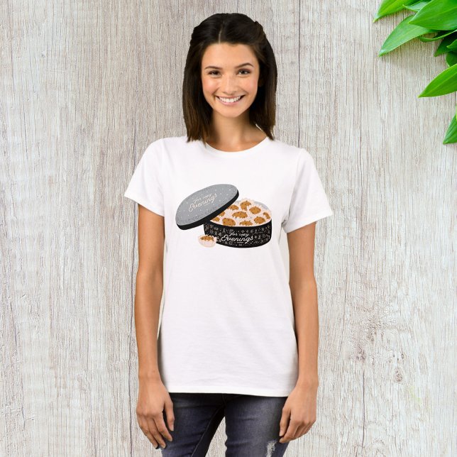 Camiseta Fórmula de Noites Aconchegantes em Lata de Muffin (Criador carregado)