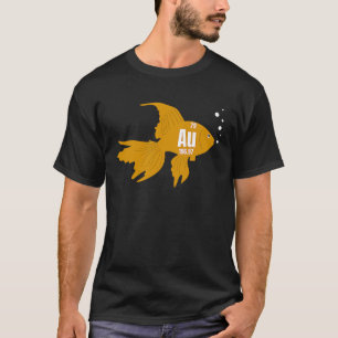Camiseta Fórmula de Química do Aquário Dourado Goldfish