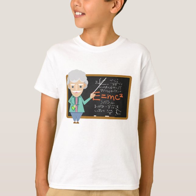Camiseta Fórmula EMC2 do Professor de Ciência (Frente)