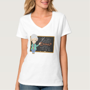 Camiseta Fórmula EMC2 do Professor de Ciência