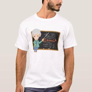 Camiseta Fórmula EMC2 do professor de ciências