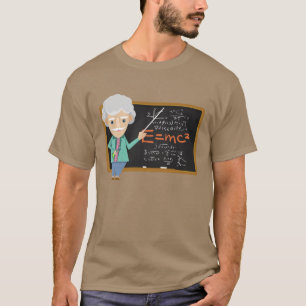 Camiseta Fórmula EMC2 do professor de ciências