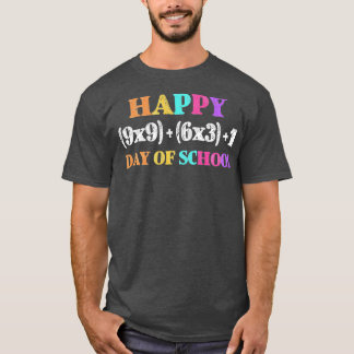 Camiseta Fórmula Engraçada De Matemática 100 Dias De Profes