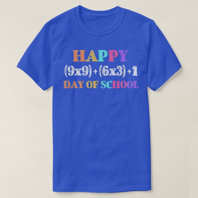 Camiseta Fórmula Engraçada De Matemática 100 Dias De Profes (Frente do Design)