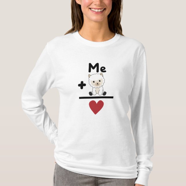 Camiseta Fórmula Funny Alpaca Rake Para Amantes de os anima (Frente)
