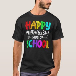 Camiseta Fórmula Matemática 100 Dias De Escola   Professor 