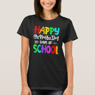 Camiseta Fórmula Matemática 100 Dias De Escola Professor D