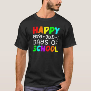Camiseta Fórmula Matemática 100 Dias De Escola Professor De