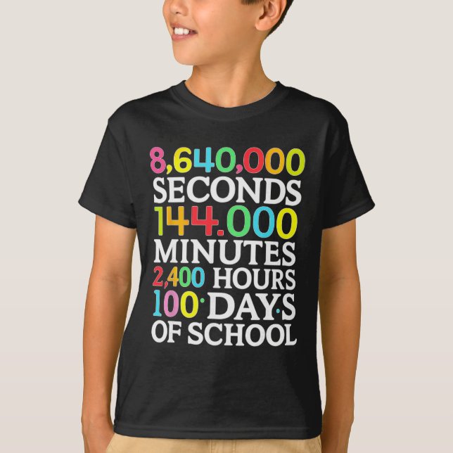 Camiseta Fórmula Matemática 100 Dias De Escola Professor De (Frente)