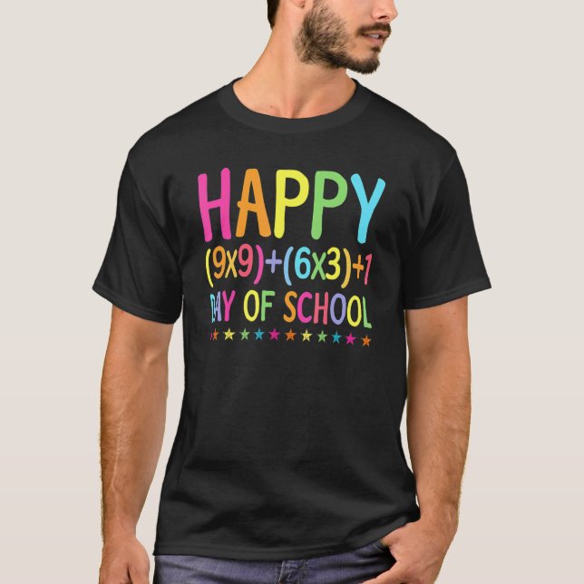 Camiseta Fórmula Matemática 100 Dias De Escola Professor Me (Frente)