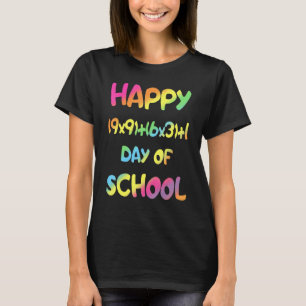 Camiseta Fórmula Matemática 100 Dias De Escola Volta às Aul