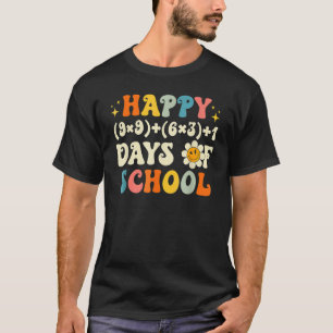 Camiseta Fórmula Matemática 100 Dias De Menina Professora