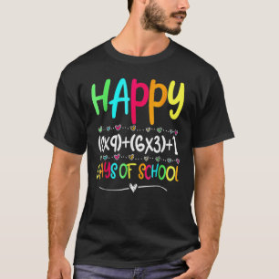 Camiseta Fórmula Matemática 100 Dias De Menina Professora
