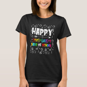 Camiseta Fórmula Matemática 100 Dias De Menina Professora