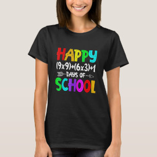 Camiseta Fórmula Matemática 100 Dias De Professora De Matem