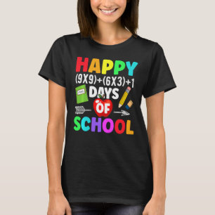 Camiseta Fórmula Matemática 100 Dias De Professora De Matem