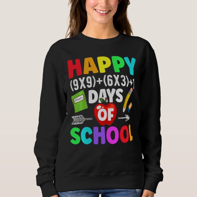 Camiseta Fórmula Matemática 100 Dias De Professora De Matem (Frente)