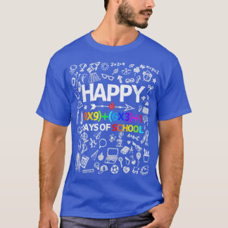 Camiseta Fórmula Matemática 100 Dias De Professora De Menin