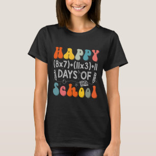 Camiseta Fórmula Matemática 100 Dias De Professora Engraçad
