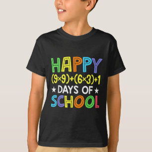 Camiseta Fórmula Matemática 100 Dias De Professora Engraçad