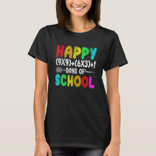 Camiseta Fórmula Matemática 100 Dias De Professores De Ofer