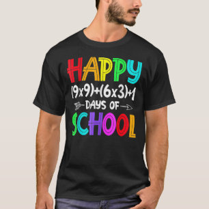 Camiseta Fórmula Matemática 100 Dias De Professores Meninas