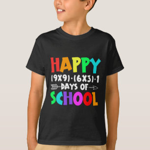 Camiseta Fórmula Matemática Divertida 100 Dias De Escola Me