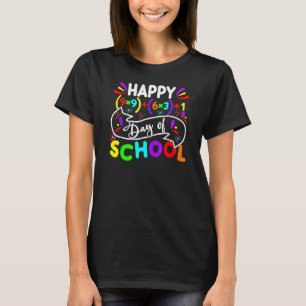 Camiseta Fórmula Matemática dos 100 Dias de Escola 100º Dia
