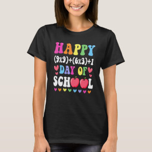 Camiseta Fórmula Matemática Feliz 100 Dias De Escola 100º D