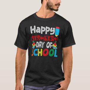 Camiseta Fórmula Matemática Feliz 100 Dias De Escola 100º D