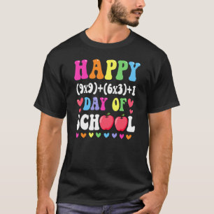 Camiseta Fórmula Matemática Feliz 100 Dias De Mães Do 100º