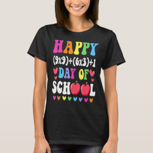 Camiseta Fórmula Matemática Feliz 100 Dias De Mães Do 100º