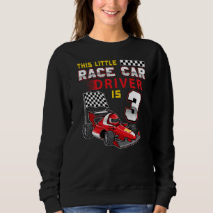 Camiseta Fórmula Race Carro de 3 Anos aniversário de 3 anos