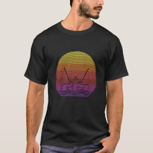 Camiseta Formula Racing Car Sunset Retro Racing Drivers Fan