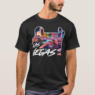 Camiseta Fórmula Racing Las Vegas Open Wheel Car Circuit Us