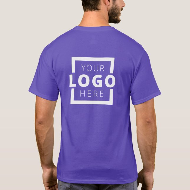 Camiseta Formulário corporativo personalizado - Uniforme de (Verso)