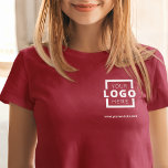 Camiseta Formulário corporativo personalizado - Uniforme de<br><div class="desc">Promova sua empresa na camiseta, onde quer que você vá. Crie sua própria camiseta personalizada com o logotipo de sua própria empresa. O impressão pode ser colocado na frente, na área do bolso e na parte traseira. Vestir t-shirts de promocional com o logotipo da sua empresa em feiras comerciais e...</div>