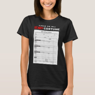 Camiseta Formulário de Candidatura a Emprego Engraçado e Fa