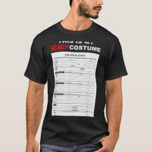 Camiseta Formulário de Inscrição de Trabalho Divertido e Ro