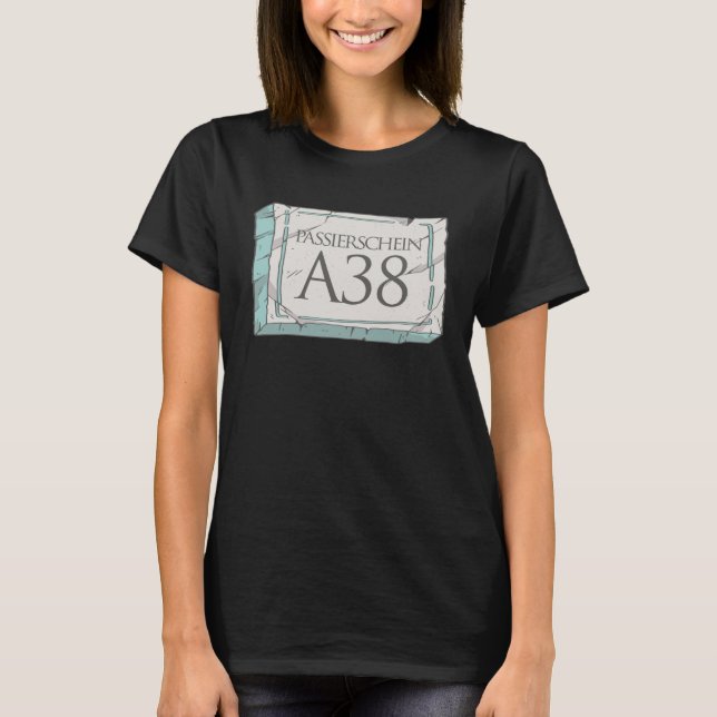 Camiseta Formulário de Pedido de Licença A38 do Passport (Frente)